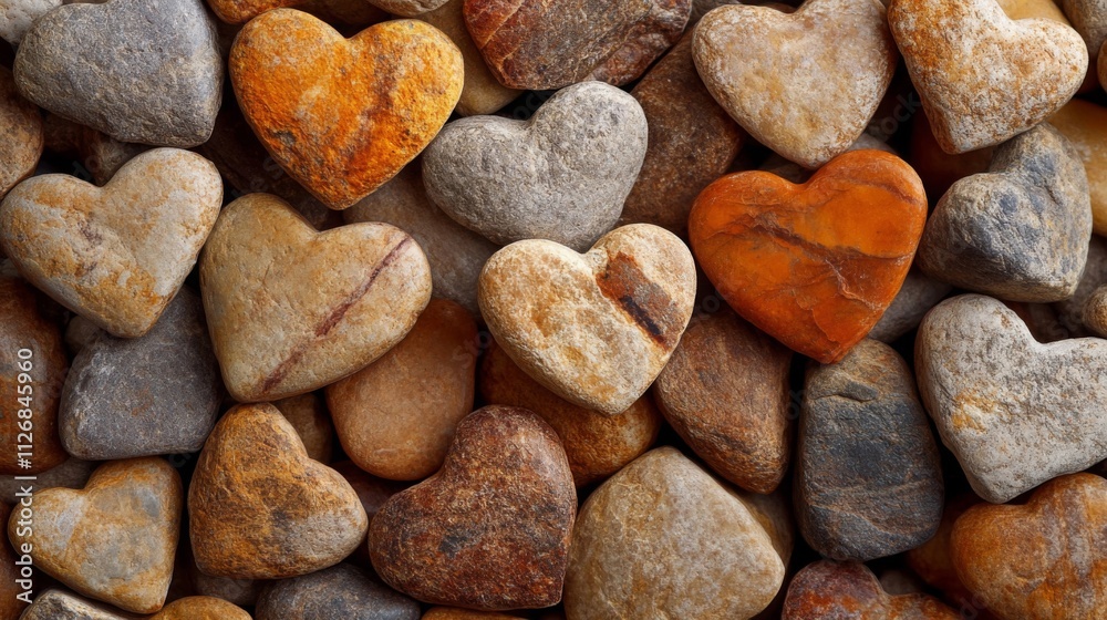 Heart Shaped Stones Collection Of Nature Rocks Heart Shaped Stones Collection Of Nature Rocks