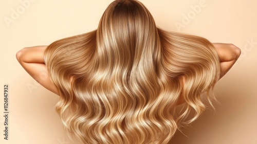 Beautiful Hair. Beauty woman with luxurious long hair as background. Beauty Model girl with Healthy Hair. Beautiful woman with long smooth shiny straight hair. Hairstyle. Hair cosmetics