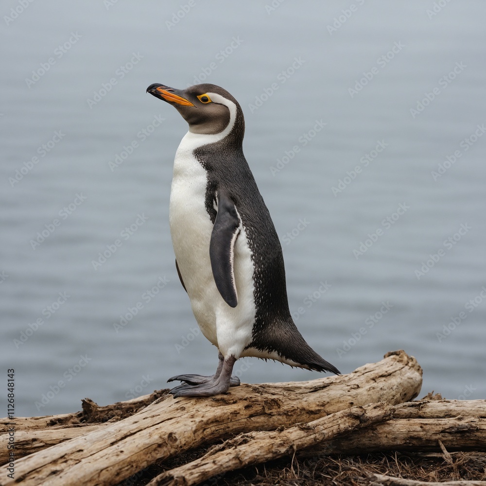 Obraz premium Yellow-eyed Penguin