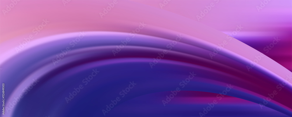 Abstract waves shape glowing in ultraviolet spectrum. Background for banner, backdrop or texture for 3D mapping Abstract waves shape glowing in ultraviolet spectrum. Background for banner, backdrop or texture for 3D mapping