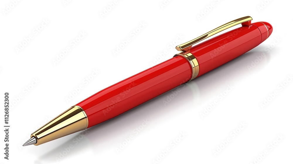 Ballpoint pen isolated on white background Ballpoint pen isolated on white background