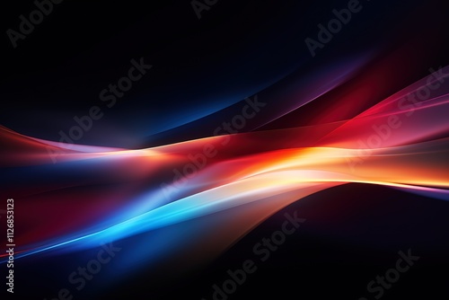 Abstract wave background, trendy pattern
