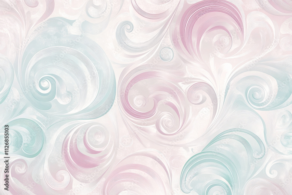 A pastel background of abstract swirling patterns in blush pink, muted mint, and pale lavender, creating a dreamy vibe. A pastel background of abstract swirling patterns in blush pink, muted mint, and pale lavender, creating a dreamy vibe.