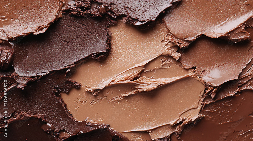 Close-up of rich chocolate dessert showcasing velvety texture, deep brown tones, and indulgent allure, symbolizing comfort, luxury, and the pleasure of life's simple yet profound delights Close-up of rich chocolate dessert showcasing velvety texture, deep brown tones, and indulgent allure, symbolizing comfort, luxury, and the pleasure of life's simple yet profound delights