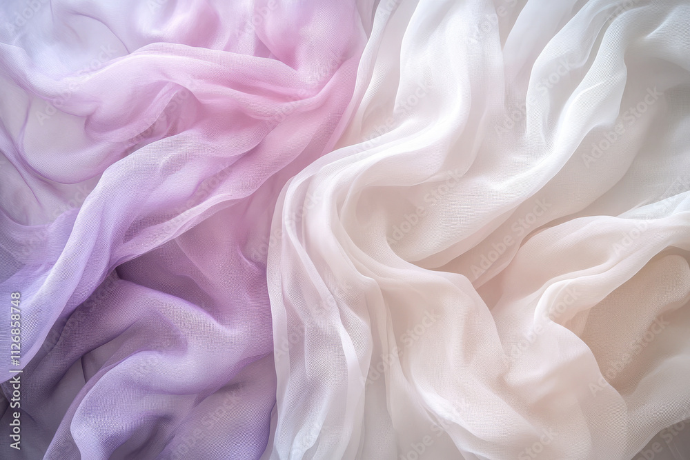 Obraz premium A soft color smoke background featuring pale lavender, blush pink, and cream tones blending like ethereal mist.
