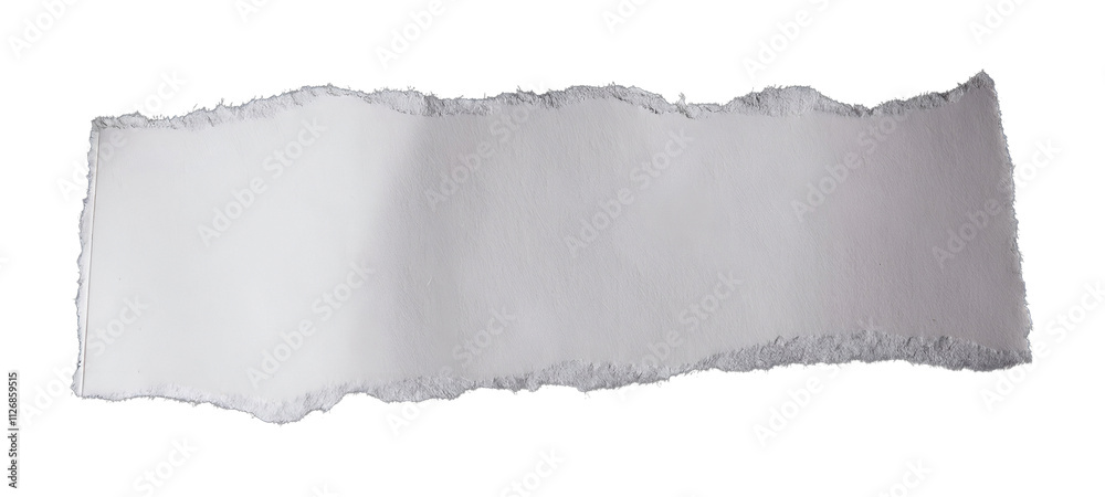 white paper ripped message torn