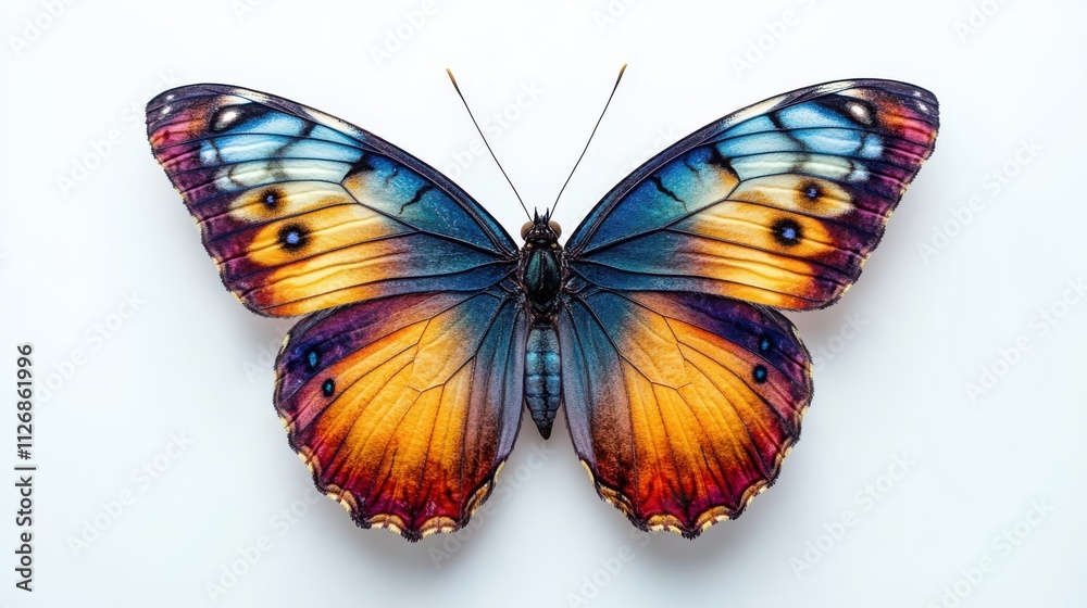Fototapeta premium a colorful butterfly with wings