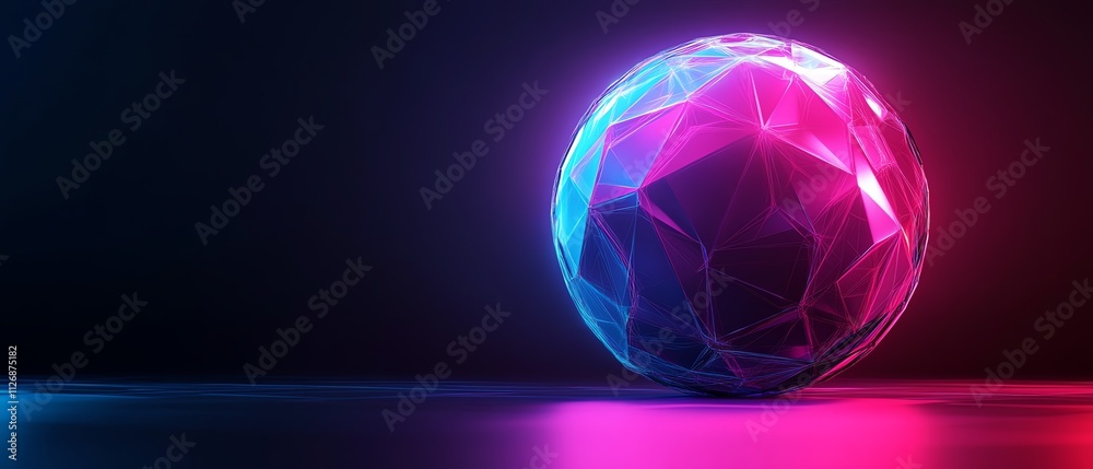 3D polygonal sphere 3D polygonal sphere