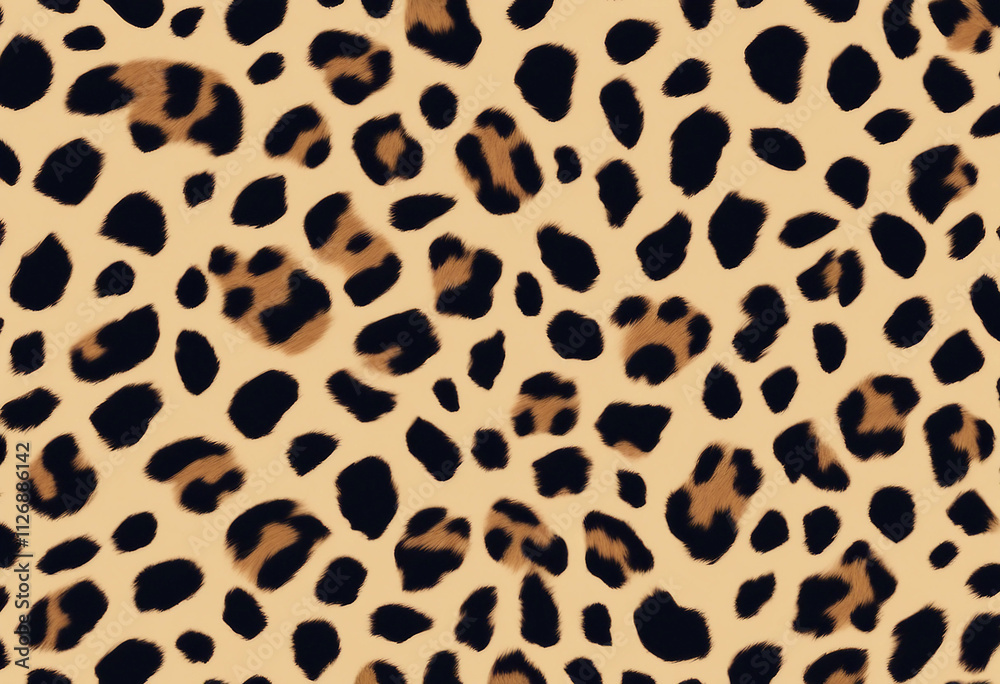 Leopard Cheetah skin seamless pattern vector Stylized Spotted Leopard Skin Background for Fashion Pr Leopard Cheetah skin seamless pattern vector Stylized Spotted Leopard Skin Background for Fashion Pr