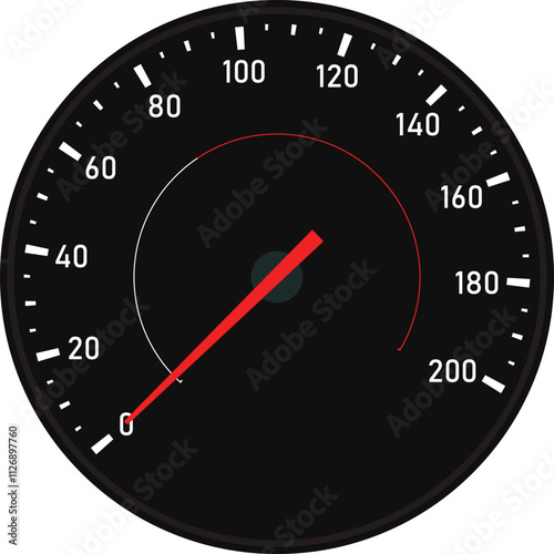 WebSpeed Meter vector, Car Speedometer, Bike speedometer, Measuring Kilometers, Circle speed Meter, Accelerating Board, Racing speed count