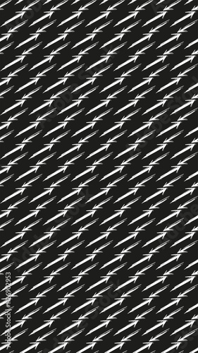 Seamless pattern with hand drawn arrows