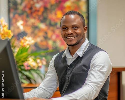 Front Office Manager overseeing seamless customer service from reservation to check-in and check-out, ensuring a smooth and efficient guest experience in the hospitality industry.