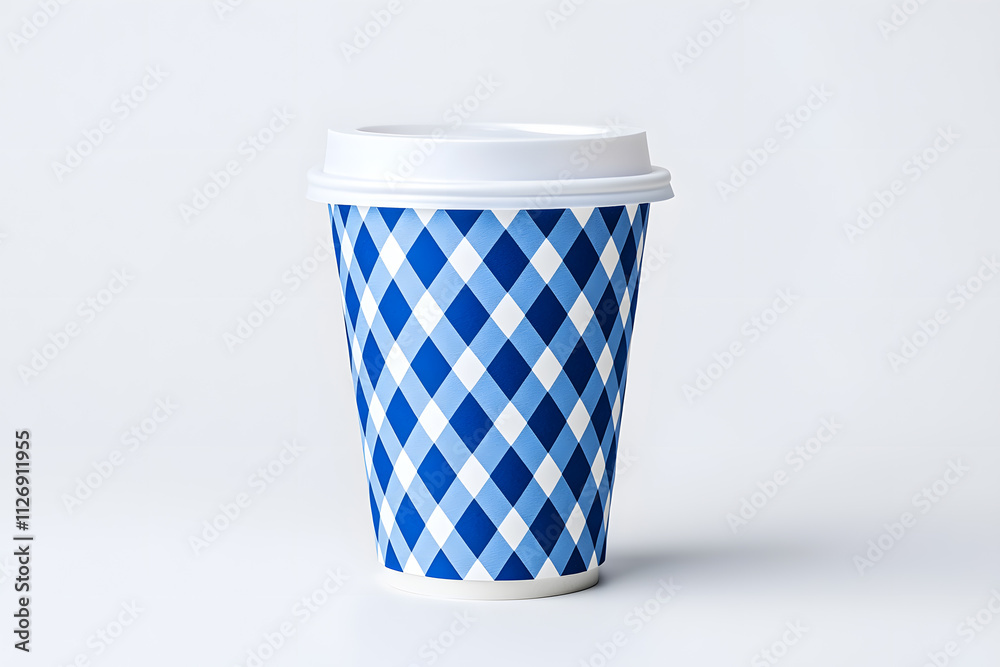 Take away paper coffee cup mock up, isolated on white background Take away paper coffee cup mock up, isolated on white background