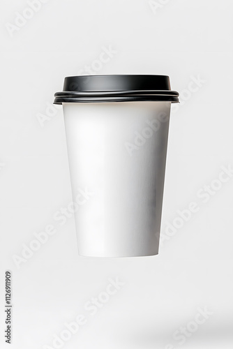 Wallpaper Mural Take away paper coffee cup mock up, isolated on white background	 Torontodigital.ca