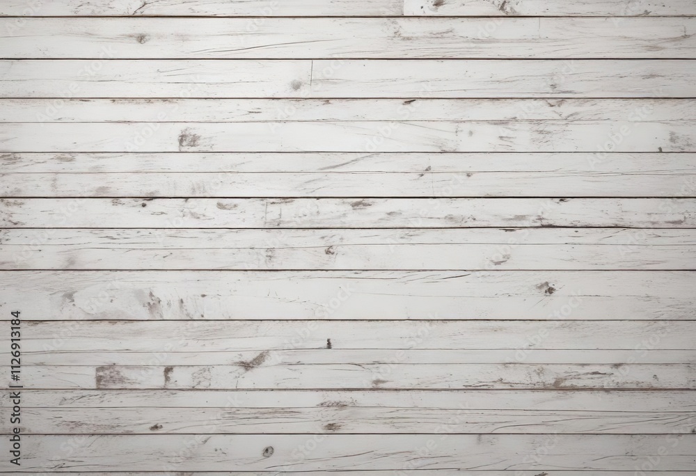 Obraz premium Distressed white wooden plank texture backdrop, old, distressed