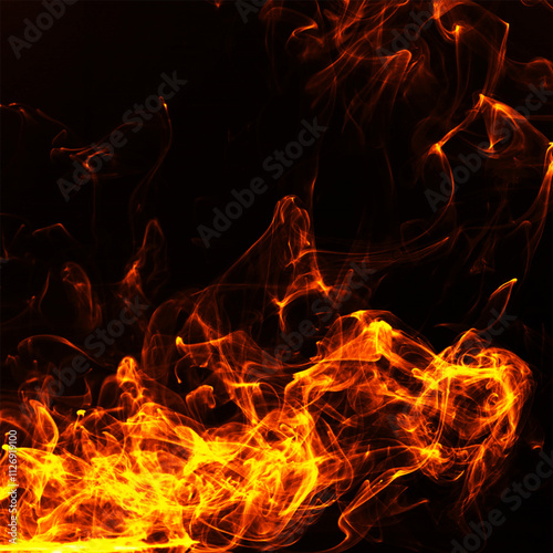 Print Real Fire Flames Background texture Overlay