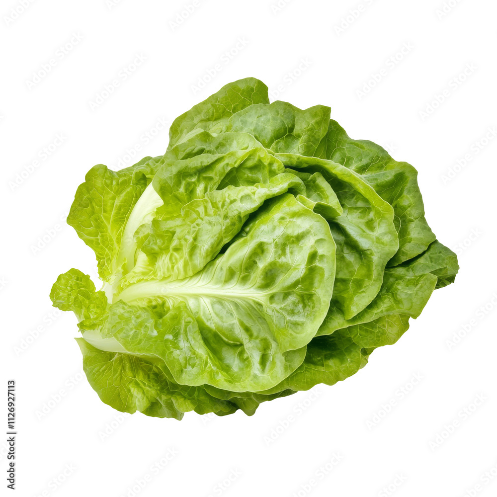 Vibrant Green Lettuce Head on Solid Black Background Ready to Enjoy Vibrant Green Lettuce Head on Solid Black Background Ready to Enjoy