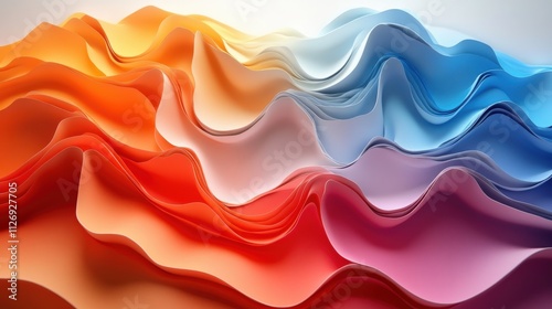 abstract 3d render background design colorful illustratio