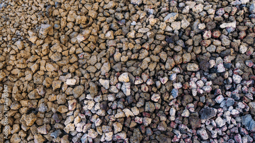Coloured texture in volcanic rock
