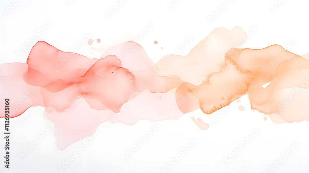Fototapeta premium Watercolor abstract background. Hand drawn watercolor splash