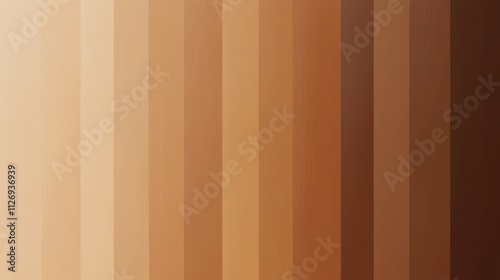 Vertical gradient of earthy beige and brown stripes