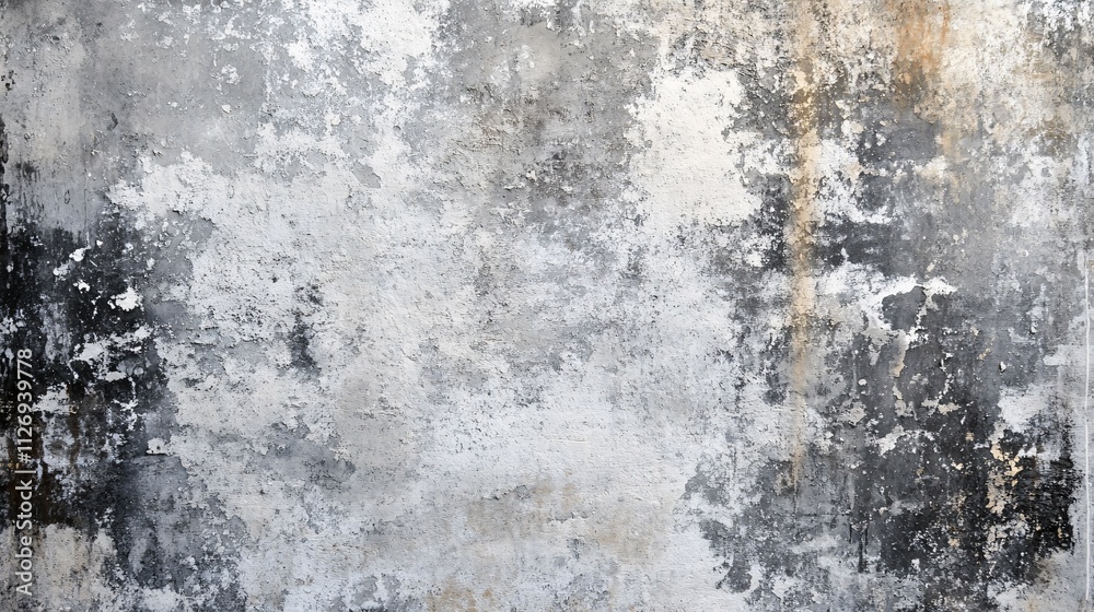 Weathered Wall Texture Showing Aged Paint Flakes Weathered Wall Texture Showing Aged Paint Flakes