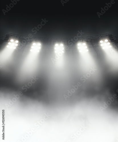 Background Backdrop Lights and Smoke photo