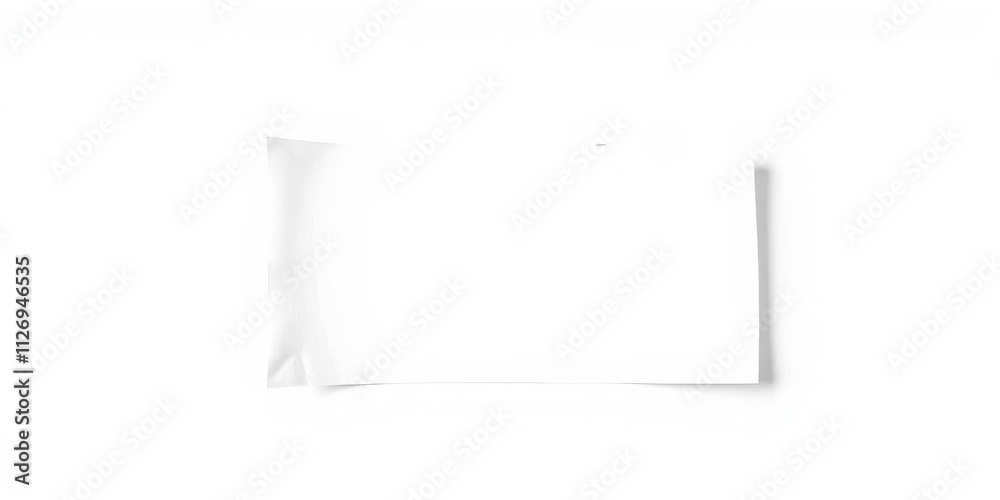 Blank magazine cover mockup isolated on white background, mockup, template