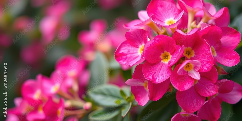 Bright and vibrant pink peony flowers creating a stunning background, delicate, plant