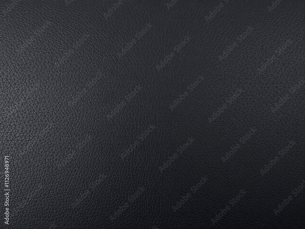 Close-up of black leather texture with intricate stitching detail, close-up, detail Close-up of black leather texture with intricate stitching detail, close-up, detail