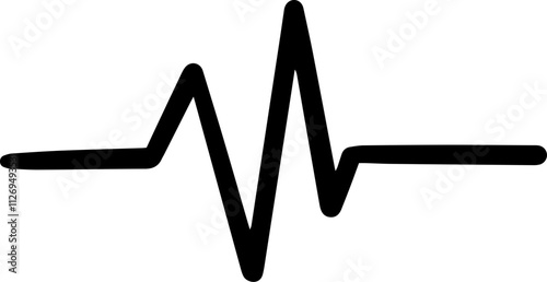 heartbeat cardiogram monitor illustration