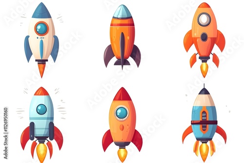 Explore the wonders of space with a detailed illustration of a rocket and celestial bodies, perfect for science and education. illustration, science, design, mosque, travel, child, star, sky,