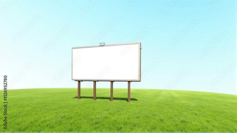 Obraz premium easel with blank canvas