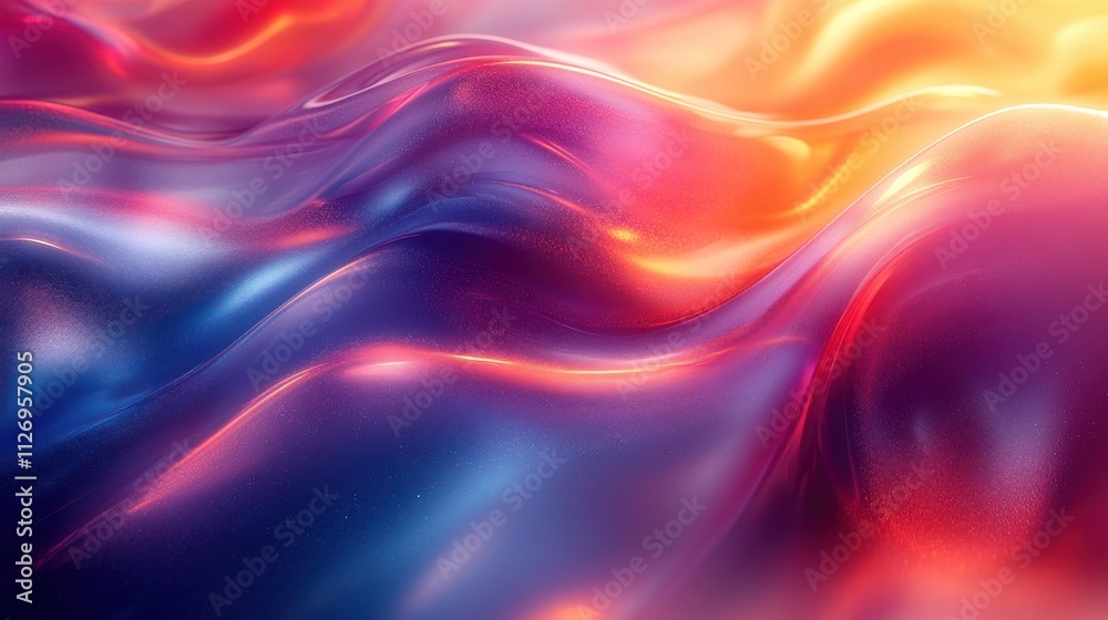 abstract background design iridescent futuristic shape 3d render abstract background design iridescent futuristic shape 3d render