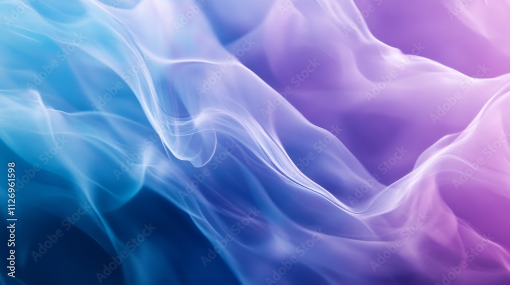 Abstract Dreamlike Smoke: Ethereal Blue and Purple Hues Abstract Dreamlike Smoke: Ethereal Blue and Purple Hues