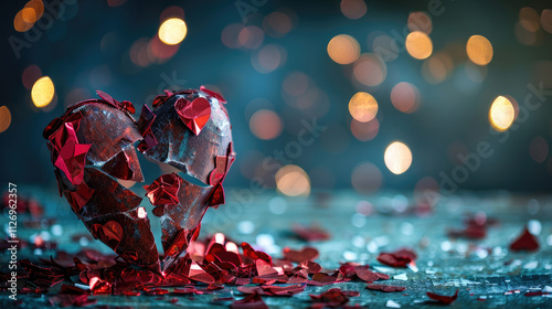 valentine shuttered heart