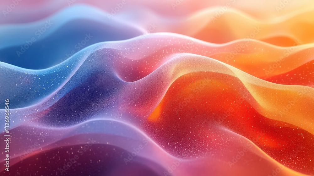 abstract design wavy colorful shape 3d render abstract design wavy colorful shape 3d render