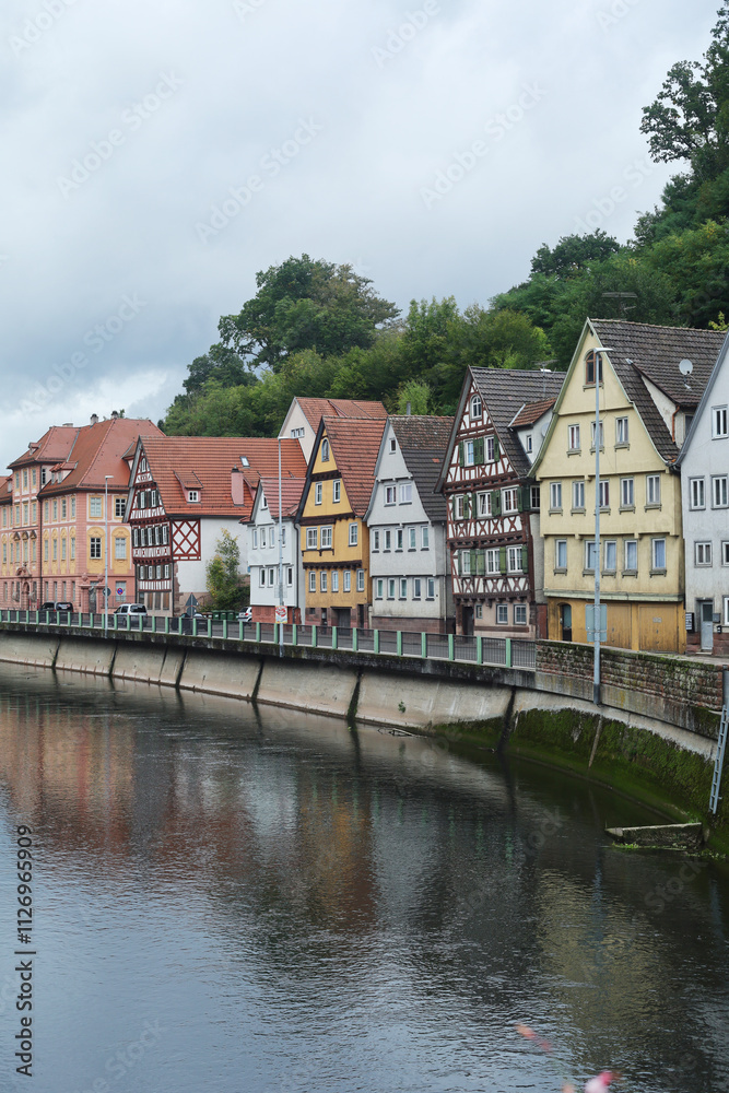Obraz premium Calw village in Baden Wuerttemberg, Germany