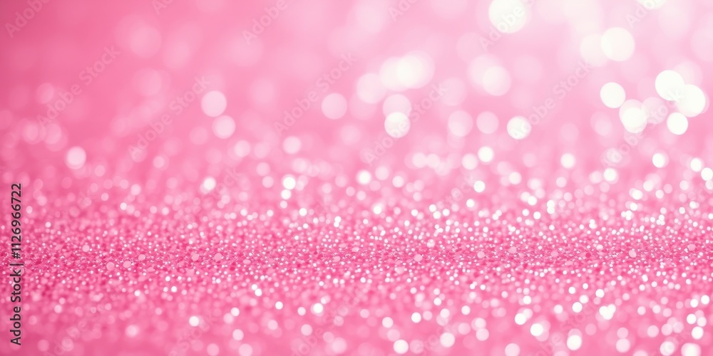 Abstract Pink Glitter Background with Sparkling Shimmer and Bokeh Lights Abstract Pink Glitter Background with Sparkling Shimmer and Bokeh Lights
