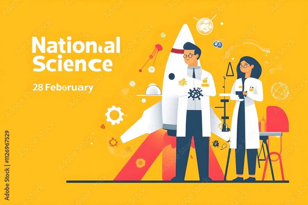 Obraz premium Explore the wonders of space with a detailed illustration of a rocket and celestial bodies, perfect for science and education. illustration, science, design, mosque, travel, child, star, sky,