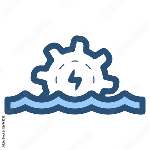 hydroelectric power icon