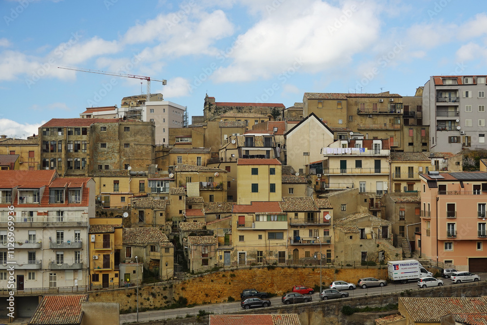 Old city of Enna, Sicily, Italy Old city of Enna, Sicily, Italy