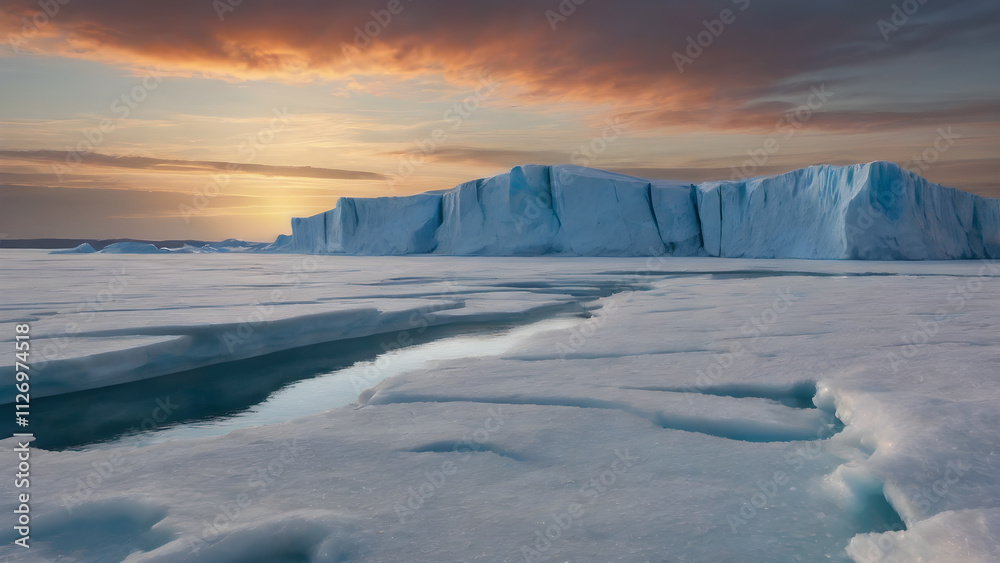 Global warming and melting of ice in the Arctic. Climate change on planet earth. Global warming and melting of ice in the Arctic. Climate change on planet earth.