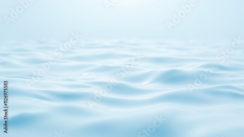 Abstract Serene Light Blue Water Surface Texture Background