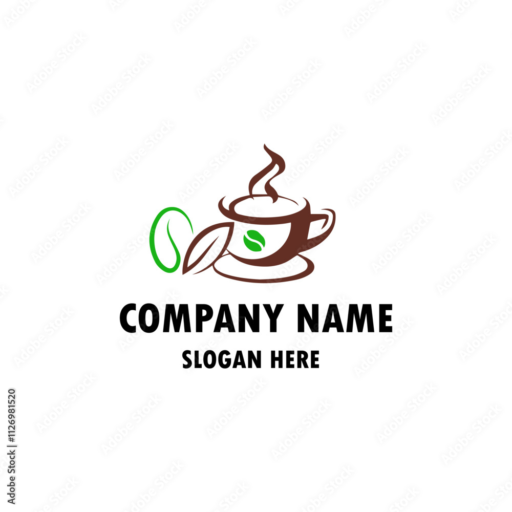 Cafe vector emblem. Cup of coffee icon Cafe vector emblem. Cup of coffee icon
