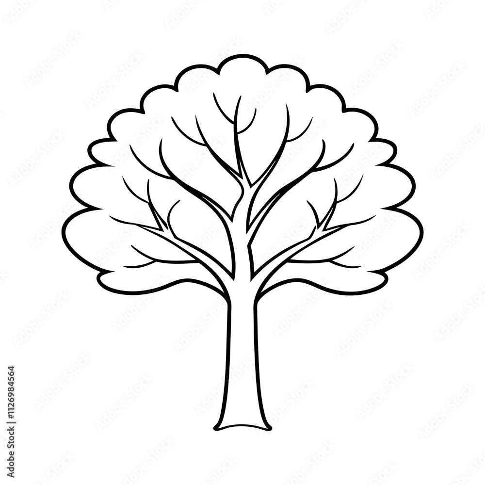 tree with leaves tree with leaves