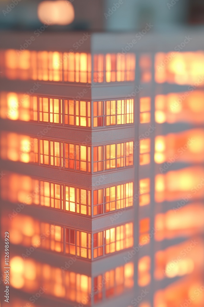 Warm and Radiant: An Illuminated Architectural Reflection Warm and Radiant: An Illuminated Architectural Reflection