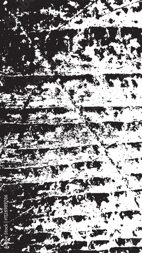 Black tree bark texture. Bark on a white background. Old tree background vector, wooden, grunge texture.