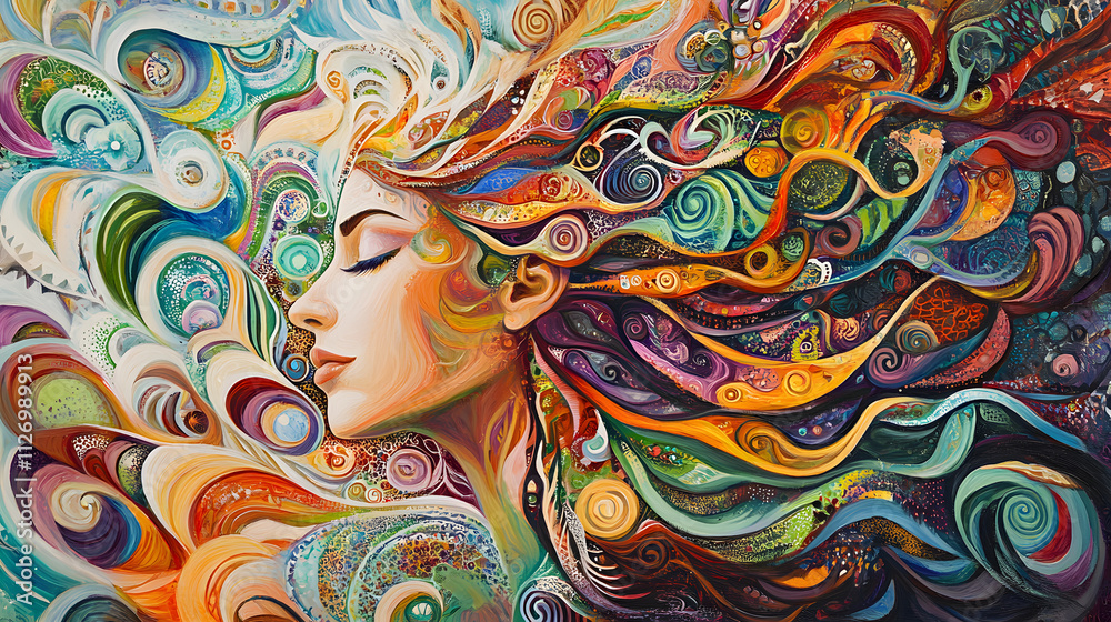 An Imaginative Abstract Representation of Shan Intertwined with Vibrant Colors and Creativity An Imaginative Abstract Representation of Shan Intertwined with Vibrant Colors and Creativity