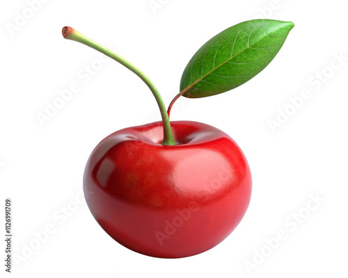 cherry isolated on white background photo